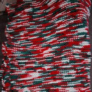 Handmade Knitted Lap or Shoulder Blanket